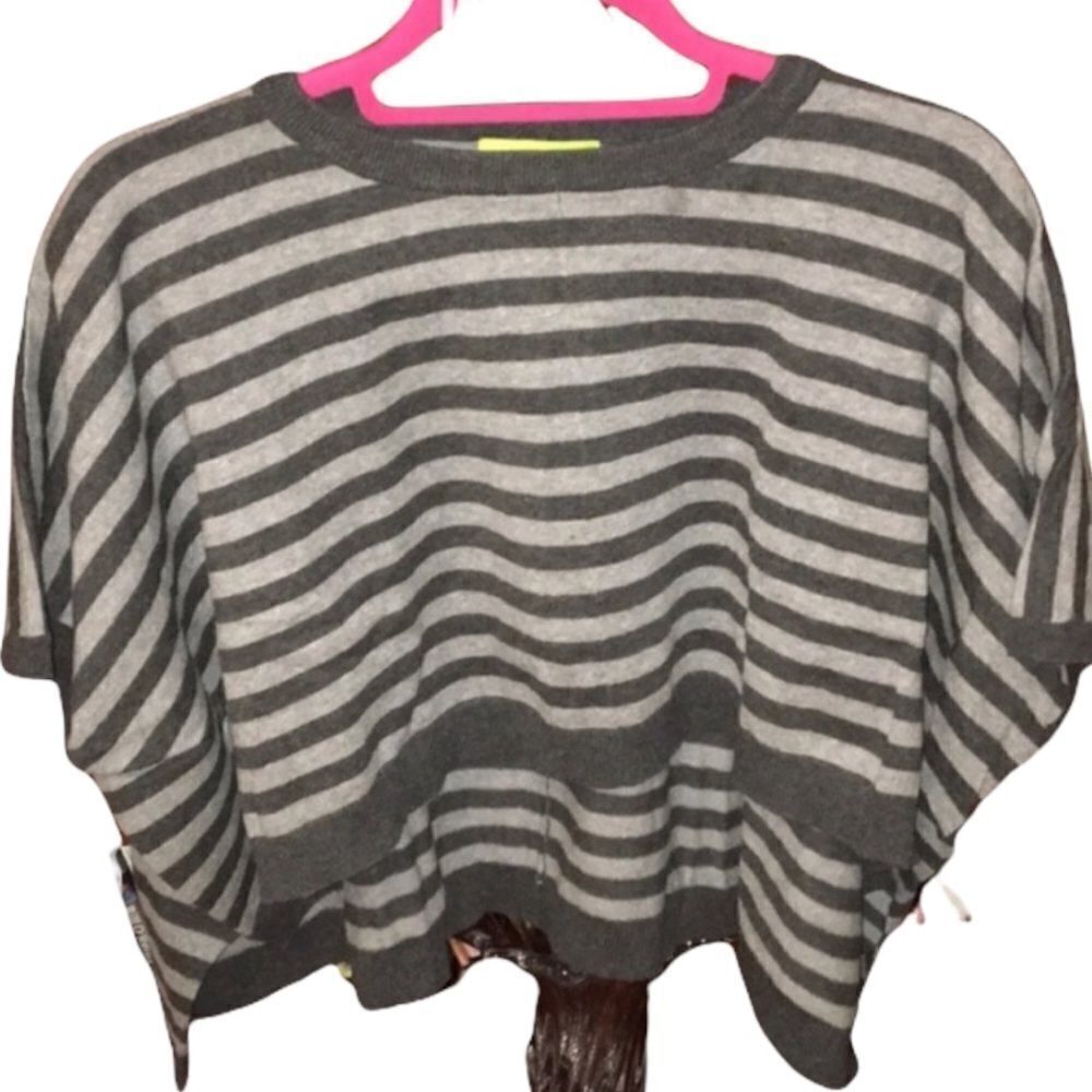 Stripe Poncho 